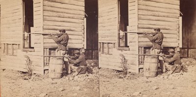 Piquetes de color en servicio cerca de Dutch Gap, 1864 de E. and H.T. Anthony