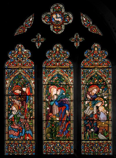 La Anunciación, la Visitación y la Natividad, c.1860 de E. and Halliday Burne Jones