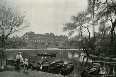 Palacio de Buckingham, c. 1897 de E. and S. Woodbury