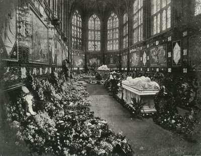 Funeral de S.A.R. El Duque de Clarence, enero de 1892, c1897 de E. and S. Woodbury
