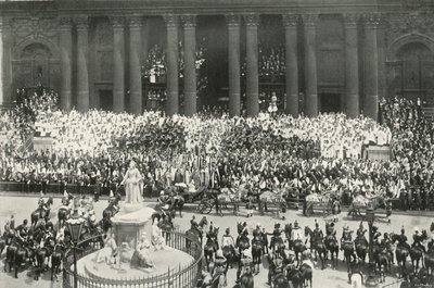 La ceremonia en San Pablo, Londres, 1897 de E. and S. Woodbury