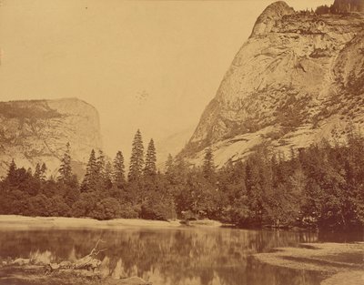 El viejo Piute.  Valle del Yosemite. de Eadweard J. Muybridge