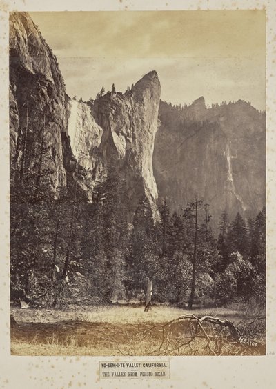 Valle de Yo-Sem-i-te, California. El valle desde Pohono Meadows de Eadweard J. Muybridge