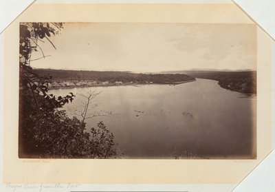 Río Chagres desde el Fuerte, Panamá de Eadweard Muybridge