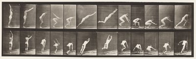 Placa 162. Saltando; Salto de Longitud de Pie de Eadweard Muybridge