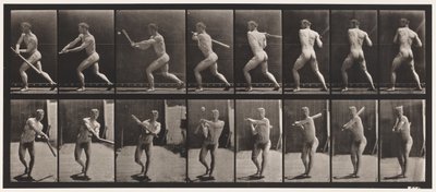 Placa 278. Béisbol; bateando de Eadweard Muybridge