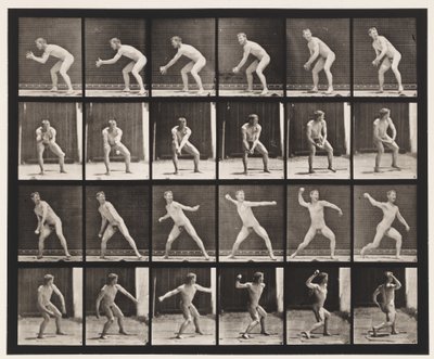 Placa 283. Béisbol; atrapando y lanzando de Eadweard Muybridge