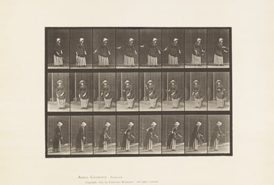 Placa 296. Tenis en césped de Eadweard Muybridge