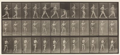 Placa 359. Cargando bayoneta, 1872-1885 de Eadweard Muybridge