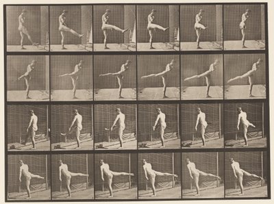 Placa 370. Primera Acción de Ballet de Eadweard Muybridge