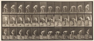 Placa 388. Granjero, usando una pala de Eadweard Muybridge