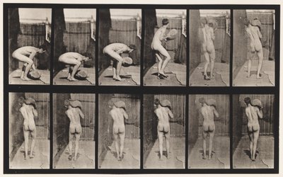 Placa 397. Levantando una piedra de 75 libras en el hombro de Eadweard Muybridge