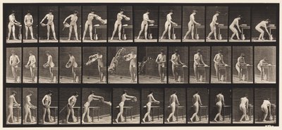Placa 402. Vaciando palangana de agua de Eadweard Muybridge