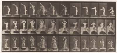Placa 409. Vertiendo un cuenco de agua sobre la cabeza de Eadweard Muybridge