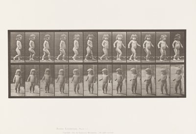 Placa 468. Niño, caminando de Eadweard Muybridge