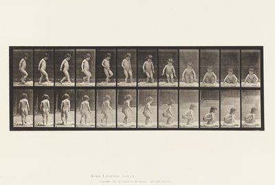 Placa 476. Niño, Sentándose en el Suelo de Eadweard Muybridge