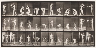 Placa 501. Diversos, Agachado, Arrodillado, etc. de Eadweard Muybridge