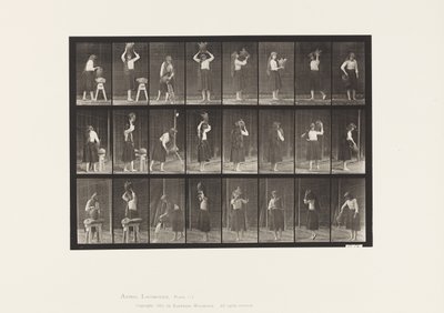 Placa 517. Movimientos Misceláneos con una Jarra de Agua de Eadweard Muybridge