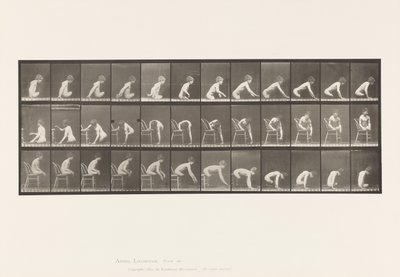 Placa 538. Amputación Doble de Muslos; Niño; Moviéndose Hacia Adelante de Eadweard Muybridge