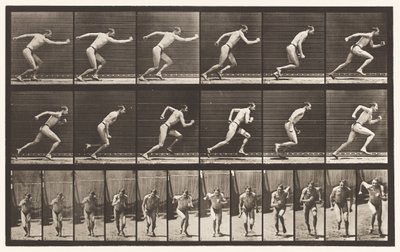 Placa 59. Comenzando a Correr (Zapatos) de Eadweard Muybridge