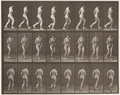 Placa 70. Corriendo de Eadweard Muybridge