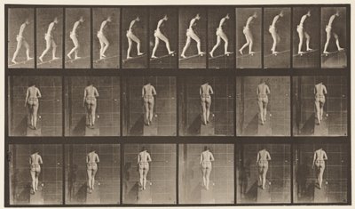 Placa 79. Subiendo una Pendiente de Eadweard Muybridge