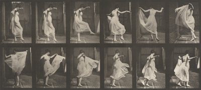 Placa número 188. Baile (fantasía) de Eadweard Muybridge