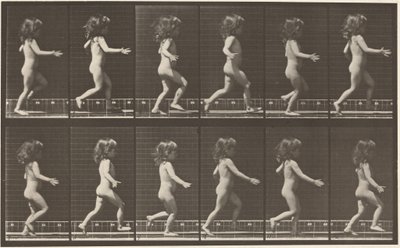 Placa número 469. Niño corriendo,1887 (foto) de Eadweard Muybridge