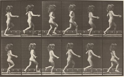Placa Número 469. Niño corriendo de Eadweard Muybridge