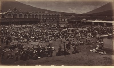 Plaza y Palacio del Virrey - Antigua de Guatemala de Eadweard Muybridge