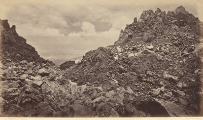 Quezaltenango desde el Cráter de un Volcán de Eadweard Muybridge