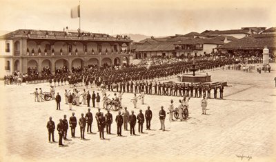 Recepción del artista, Quezaltenango, Guatemala de Eadweard Muybridge