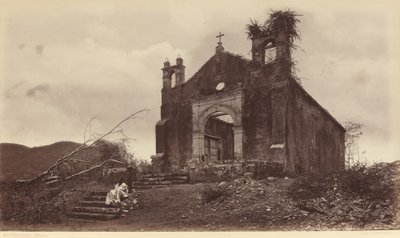 Ruinas de la iglesia de San Miguel, Panamá de Eadweard Muybridge