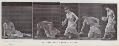 La figura humana en movimiento: Fases seleccionadas de la serie 56 de Eadweard Muybridge