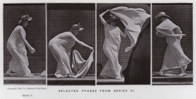 La figura humana en movimiento: Fases seleccionadas de la serie 61 de Eadweard Muybridge