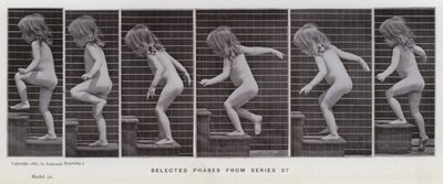 La figura humana en movimiento: Fases seleccionadas de la serie 87 de Eadweard Muybridge