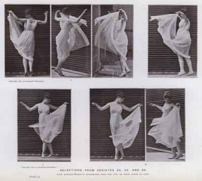 La figura humana en movimiento: Selecciones de las series 62, 63 y 64 de Eadweard Muybridge