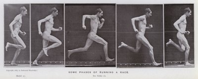La figura humana en movimiento: Algunas fases de correr para una carrera de Eadweard Muybridge