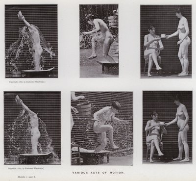 La figura humana en movimiento: Varios actos de movimiento de Eadweard Muybridge