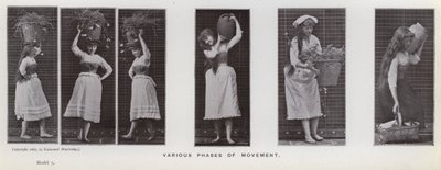 La figura humana en movimiento: varias fases de movimiento de Eadweard Muybridge