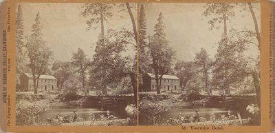 "Hotel Yosemite",1867 (foto) de Eadweard Muybridge