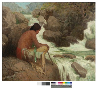 Cataratas Hondo, 1907 de Eanger Irving Couse