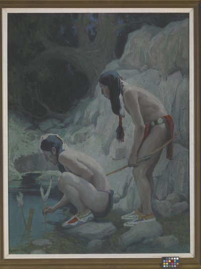 Aguas sagradas (óleo sobre lienzo) de Eanger Irving Couse