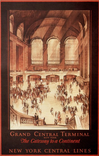 Grand Central Terminal, Nueva York, 1927 de Earl Horter