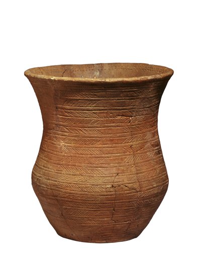 Vaso campaniforme de una tumba en Radley, Barrow Hills, c.2500-2150 a.C. de Early Bronze Age