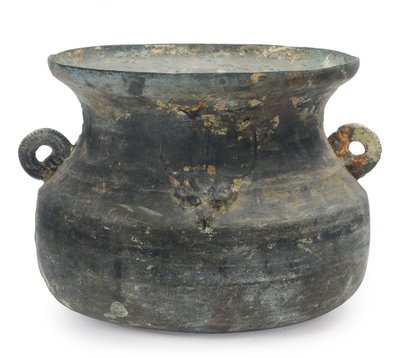 Gran caldero, finales del Zhou oriental, siglo V-III a.C. de Eastern Zhou Dynasty Chinese School