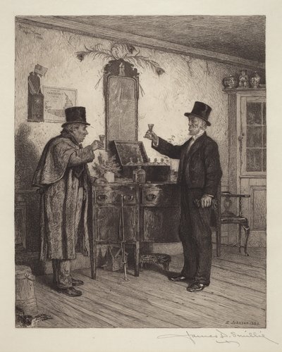 Una copa con el terrateniente de Eastman Johnson