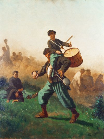 Un estudio para El tamborilero herido de Eastman Johnson
