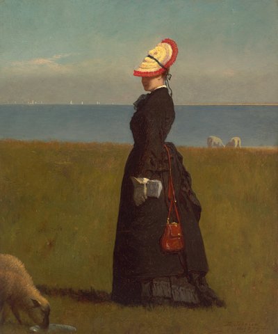 Corderos, Nantucket, 1874 de Eastman Johnson