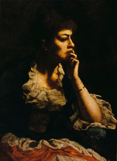 Retrato de la Sra. Eastman Johnson, ca. 1888 de Eastman Johnson
